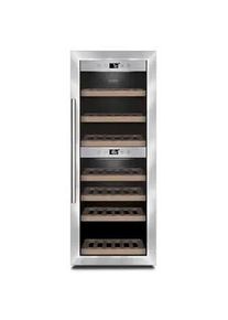 Caso Design Weinkühlschrank , Edelstahlfarben , Metall , G , 63x103.5x39.5 cm , Ce , Barzubehör & Weinzubehör, Weinkühler