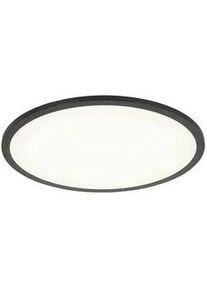 Novel Led-Paneel , Schwarz , Metall, Kunststoff , Uni , rund , 45 cm , Lampen & Leuchten, Leuchtenserien