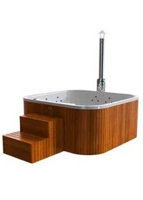 Xxxl Whirlpool , Grau, Perlmutt , Holz, Kunststoff , Lärche , massiv , A , 96 cm , Made in Europe, Handmade in Europe, Europäischer Sicherheitsstandard , Freizeit & Co, Wellness & Gesundheit, Whirlpools