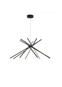 Xxxl Led-Hängeleuchte , Schwarz , Metall , F , 160 cm , Lampen & Leuchten, Innenbeleuchtung, Hängeleuchten, Pendelleuchten