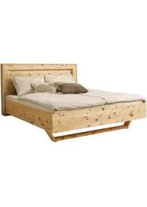 Valnatura Bett , Zirbelkieferfarben , Holz , Zirbe , massiv , A , 200x200 cm , Beleuchtung, in verschiedenen Holzarten erhältlich, in verschiedenen Größen erhältlich , Schlafzimmer, Komplette Schlafzimmer und Serien, Schlafzimmerserien