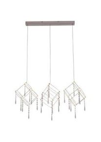 Näve Näve Led-Hängeleuchte , Chromfarben, Transparent , Metall, Kunststoff , 106 cm , Lampen & Leuchten, Innenbeleuchtung, Hängeleuchten, Pendelleuchten