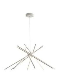 Xxxl Led-Hängeleuchte , Weiß , Metall , F , 160 cm , Lampen & Leuchten, Innenbeleuchtung, Hängeleuchten, Pendelleuchten