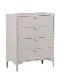 Vcm Livetastic Lowboard , Beige , Metall , 4 Schubladen , 78x98x40 cm , stehend , Kleinmöbel