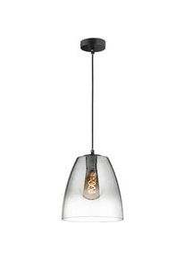 Fischer und Honsel Fischer & Honsel Pendelleuchte , Schwarz, Weiß, Sandfarben , Kunststoff, Textil , 150 cm , Lampen & Leuchten, Leuchtenserien