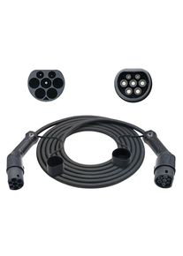 Sinox EV charging cable Mode 3, 22kW, 5 m, Black