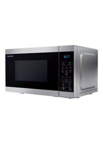 Sharp YC-MS02E-S - microwave oven - freestanding - silver