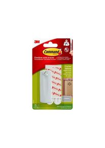 3M Command krog ""Savtand"" stor hvid (1)+ strips