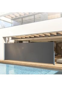 Jago Behúzható oldalsó napellenző 200 x 500 cm antracit