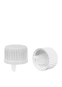 Dråbehætte 0,8 mm hvid (DIN18, UT18) som standard. Lodret dråbetæller. Til Ap...