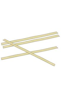 1 papirklipsholder, længde 140, guld