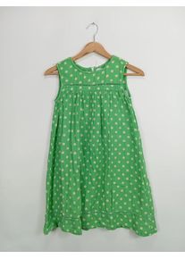 JAKO-O Mädchen Sommerkleid Freizeitkleid Blumenmuster Grün Gr. 140 Baumwolle