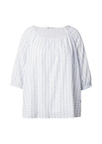 Z-One, Damer, Bluse 'Fl44eur', Lyseblå / Hvid, Størrelse XXL/XXXL