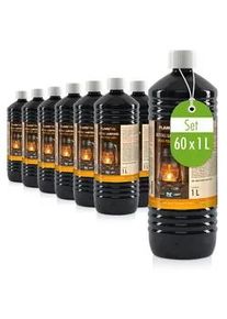 HÖFER CHEMIE 60x 1 L Lampenöl Hochrein Kristallklar in Flaschen