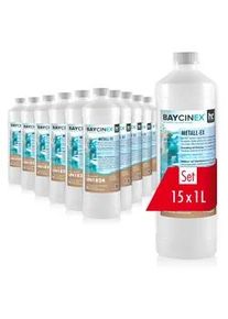 15x 1 L Metall-Ex in handlicher Flasche