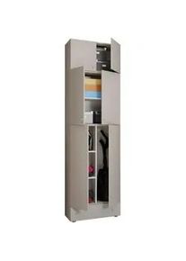 Vcm Mehrzweckschrank Lona XXL Grau ca. 70x240x39 cm