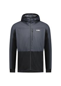 Mons Royale Diversion Merino Wind Jacket Cycling jacket Men (L, black/blue)