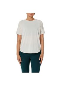 asics Womens Road S/S Top Hardloopshirt Dames (L |grijs)
