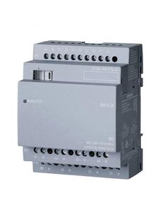 Siemens LOGO! DM16 24 0BA2 SPS-Erweiterungsmodul Installationszubehör 24V/DC grau