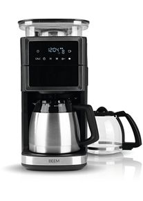BEEM Fresh-Aroma-Perfect III Duo Kaffeemaschine Filterkaffeemaschine Mahlwerk 1000 Watt edelstahl schwarz