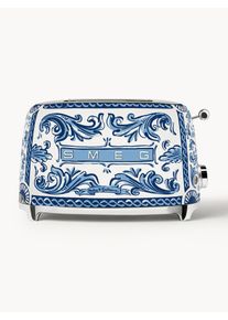 Smeg Kompakt toaster Dolce & Gabbana - Blu Mediterraneo