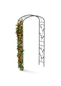 Blumfeldt FloraBelle Curve rózsaszín boltív | dekoratív levélminták | időjárásálló | segédeszköz kúszónövényekhez