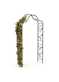 Blumfeldt FloraBelle Cupola rózsaszín boltív | dekoratív levélminták | időjárásálló | segédeszköz kúszónövényekhez