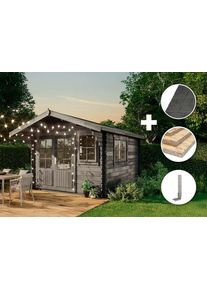 Alpholz ECO Set - Tuinhuis Gabriel-34 300 x 400 cm - grijs