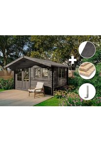 Alpholz ECO Set - Tuinhuis Gabriel-34 400 x 300 cm - grijs