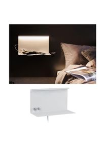 Paulmann LED-vægarmatur Jarina USB C 3000K 540lm / 200lm 230V 4,5W / 1,6W dæmpbar Mat hvid