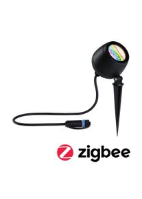 Paulmann Plug & Shine LED Garden spotlight Smart Home Zigbee 3.0 Kikolo IP65 RGBW+ 6,2W Anthracite