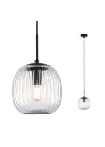 Paulmann LED-pendelarmatur Ruya E14 max. 20W Glas/Mat sort