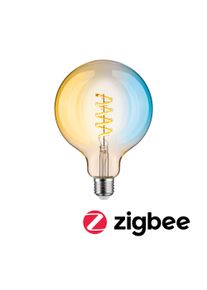 Paulmann Filament 230 V Smart Home Zigbee 3.0 LED-globe G125 E27 600lm 7,5W Tunable White dæmpbar Guld