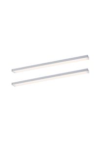 Paulmann LED-underskabsarmatur Inline Udvidelsessæt 3000K dæmpbar 2x4W 350x26mm 2x350lm 24V Krom mat