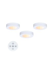 Paulmann LED-underskabsarmatur Batuno 3x2,1W 70mm 3x180lm 230/24V Hvid
