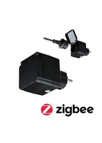 Paulmann Mellemstik Smart Home Zigbee 3.0 Smart Plug Outdoor IP44 Sort