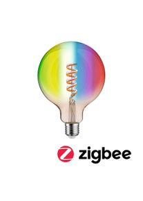Paulmann Filament 230 V Smart Home Zigbee 3.0 LED-globe G125 E27 470lm 6,3W RGBW+ dæmpbar Guld