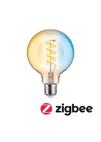 Paulmann Filament 230 V Smart Home Zigbee 3.0 LED-globe G95 E27 600lm 7,5W Tunable White dæmpbar Guld