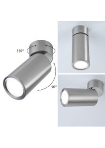 Paulmann LED-loftslampe 3-Step-Dim Turnal Coin 2700K 470lm 230V 6W dæmpbar Jern børstet