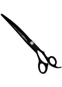 OPTIMUM Black Titanium Hundeschere, gebogen, 19cm