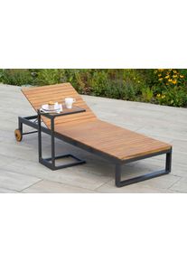 Merxx Gartenliege »Santorin«, (Set), inkl. Beistelltisch