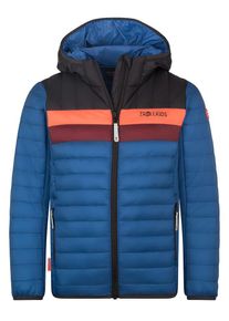 Trollkids Doorgestikte jas "Eikefjord" blauw/zwart - 49% | Maat: 98 |