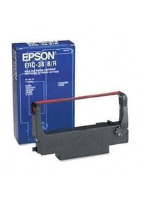Epson Ribbon Black Red ERC-38 - Print ribbon Magenta