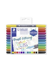 Staedtler Double-ended brush pens 12 pcs