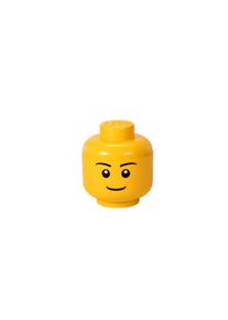 Lego Aufbewahrungskopf Klein, Gelb, Junge