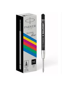 Parker Ballpoint Pen Refills | Medium Point | Black QUINKflow Ink | 20 Count