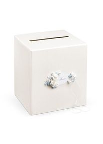 partydeco Bröllopsöppning presentförpackning blomsterträdgård 24x24x24cm