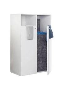 Wäscheschrank KLIDAS XL Weiß ca. 80x110x39 cm