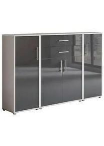 Aktenschrank Office Edition Sw Set 16 Grau