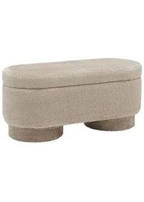 Sitzbank Marilyn Taupe mit Stauraum